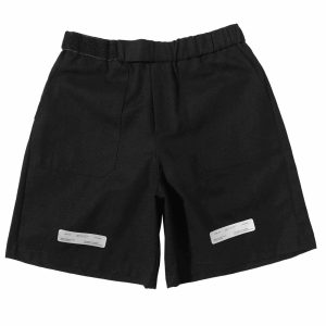 urban velcro belt shorts sleek design & streetwise appeal 5923