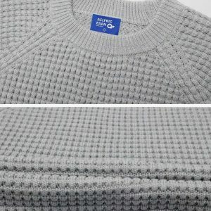 vibrant 3d knit sweater bold & trendy streetwear 1684