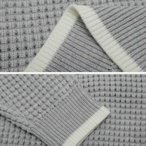 vibrant 3d knit sweater bold & trendy streetwear 1970