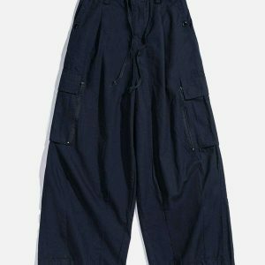 vibrant baggy pockets pants y2k streetwear essential 3415