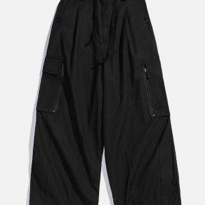 vibrant baggy pockets pants y2k streetwear essential 4446