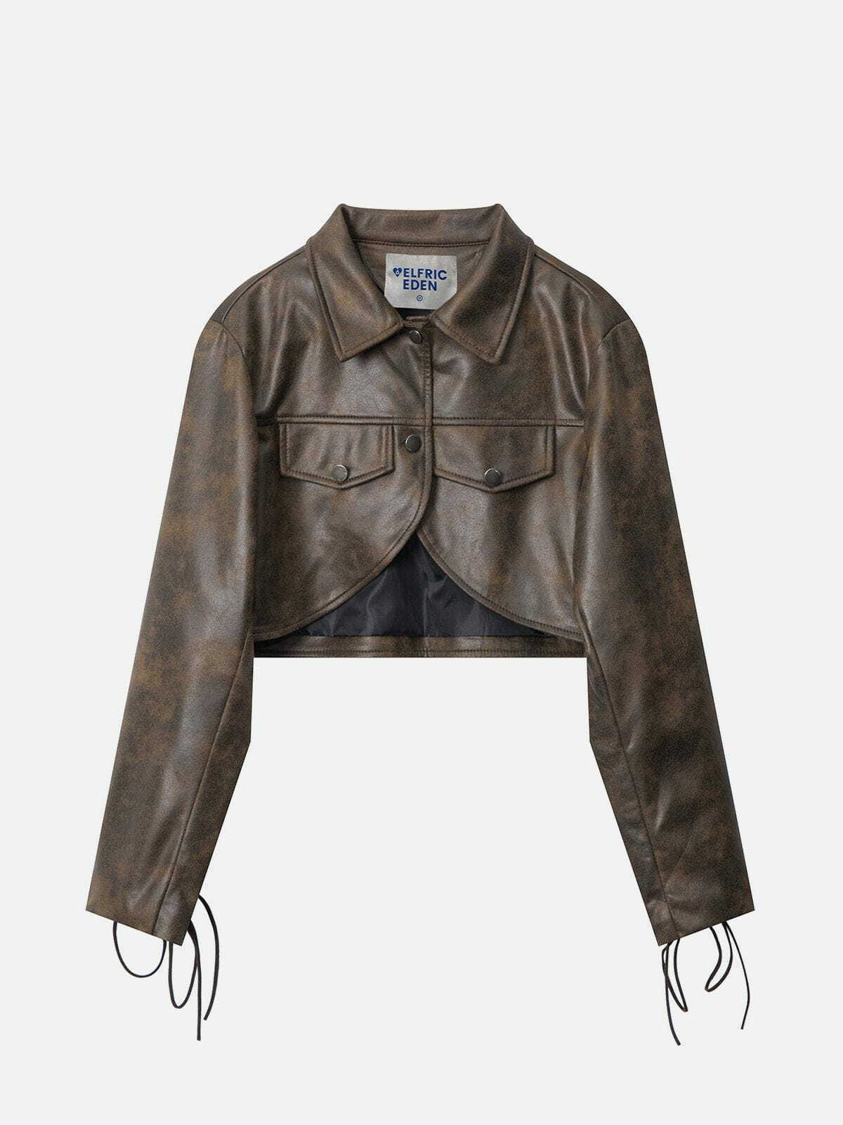vibrant camouflage faux leather jacket urban streetwear 8022