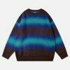vibrant color block stripe sweater   youthful urban chic 2158