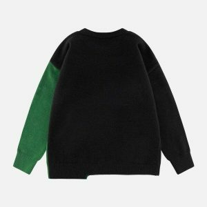 vibrant dinosaur sweater urban streetwear 5119