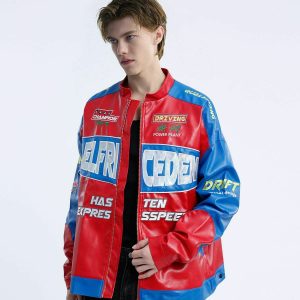 vibrant embroidered moto jacket streetwear essential 3968