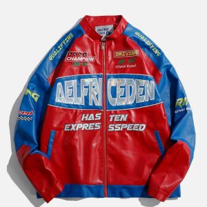 vibrant embroidered moto jacket streetwear essential 4723