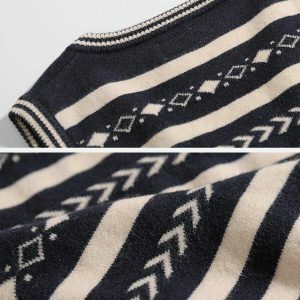 vibrant embroidered sweater vest urban statement 5237