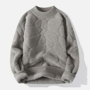 vibrant fleece sweater cozy & chic streetwear 3841