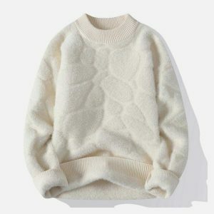 vibrant fleece sweater cozy & chic streetwear 7208