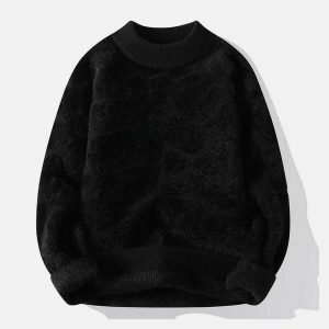 vibrant fleece sweater cozy & chic streetwear 7432