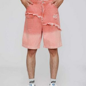 vibrant fringe gradient shorts 8520
