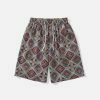 vibrant full print bandana shorts   youthful streetwear 4493