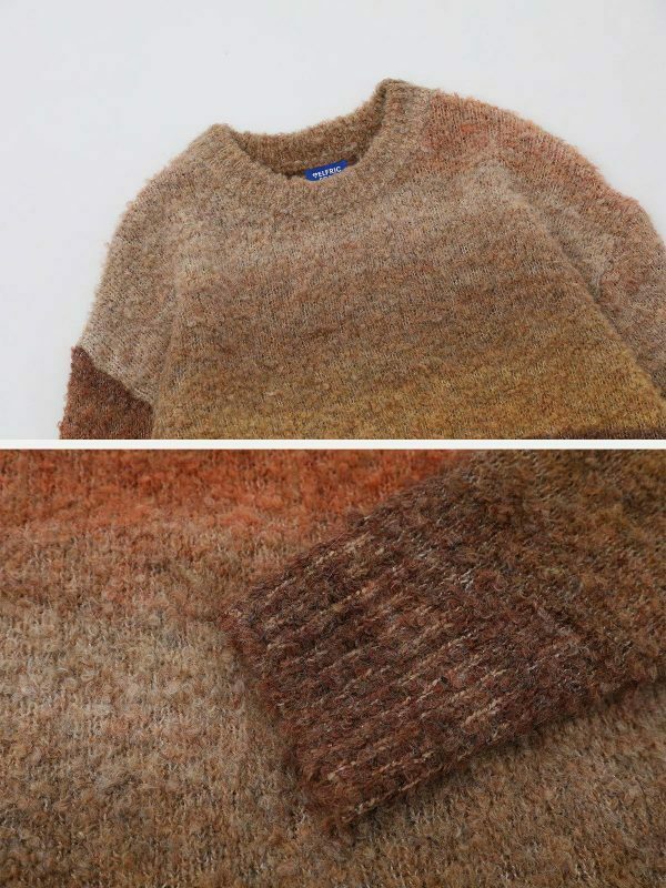 vibrant gradient sweater urban streetwear 4430