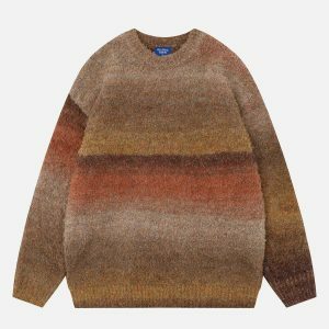 vibrant gradient sweater urban streetwear 4971