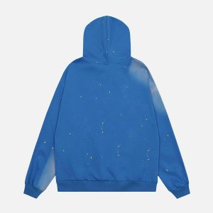 vibrant ink washed hoodie streetwear essential 7064