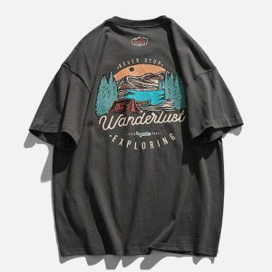 vibrant landscape graphic tee   youthful & trendy design 7216