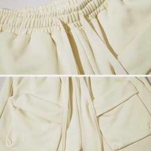 vibrant multi pocket shorts edgy & trendy streetwear 8163