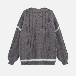 vibrant star embroidery sweater y2k streetwear 4209