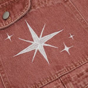 vibrant star washed overalls 5066