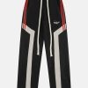 vibrant stripe clash pants dynamic color mix streetwear 6582