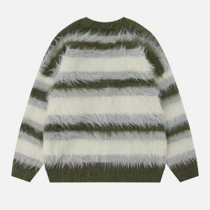 vibrant striped cardigan color blocking trendsetter 3760