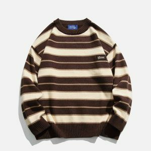 vibrant stripes sweater 5455