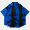 vibrant tie dye drop print shirts youthful short sleeve design 5328