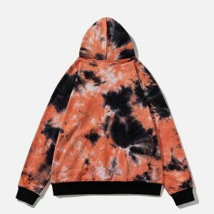 vibrant tie dye hoodie urban streetwear 5513