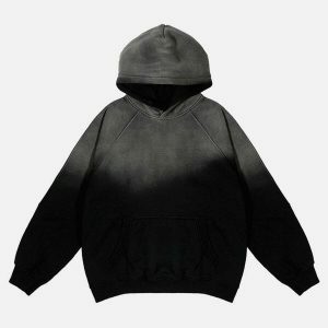 vibrant washed gradient hoodie 8315