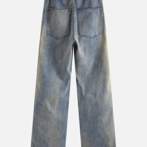 vibrant y2k aesthetic denim jeans 5153
