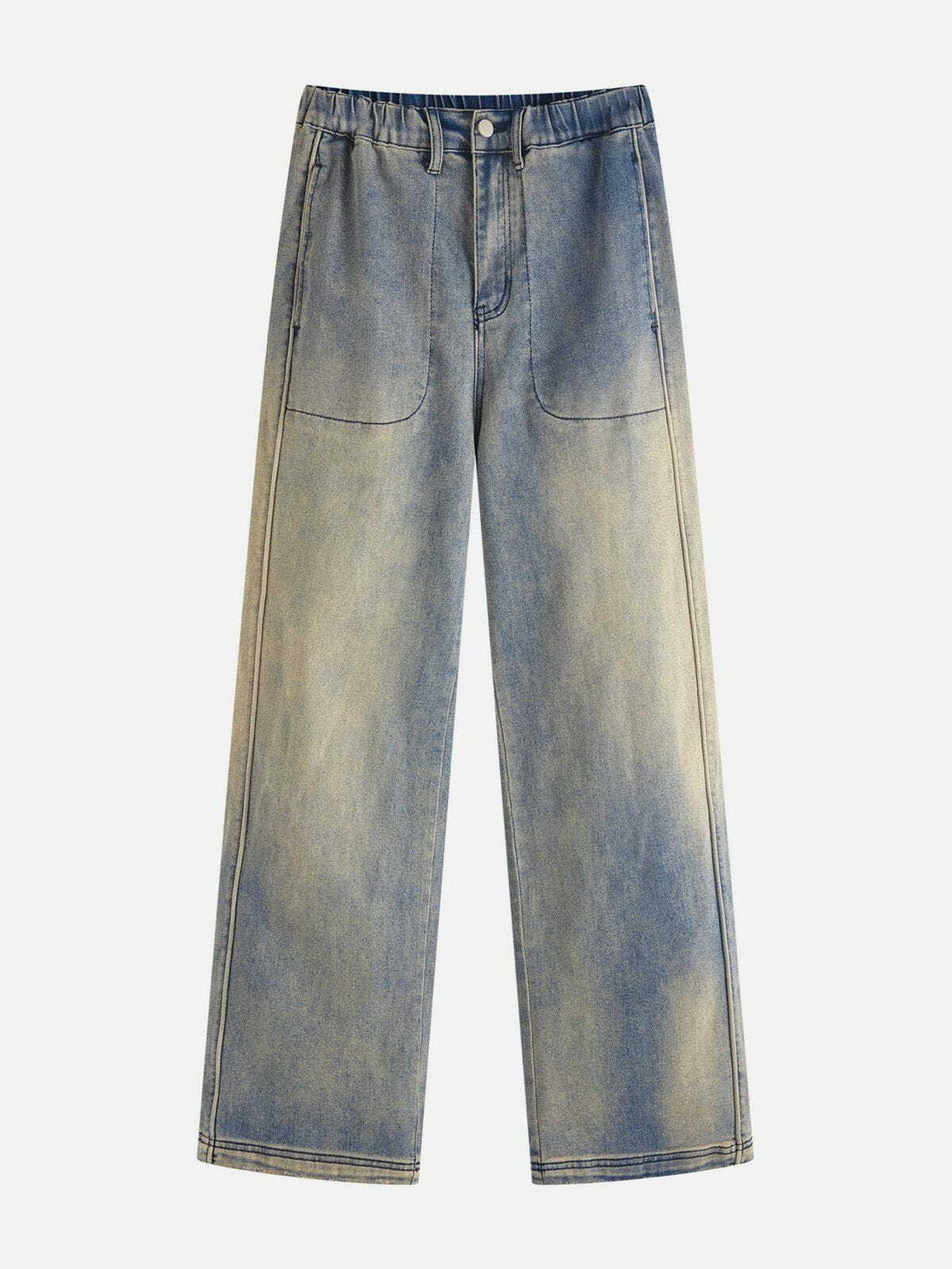vibrant y2k aesthetic denim jeans 8409