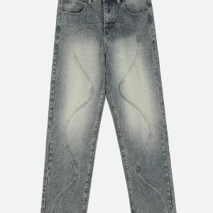 vintage arc patchwork jeans   chic urban streetwear 6672