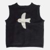 vintage bird sweater vest iconic & youthful style 2794