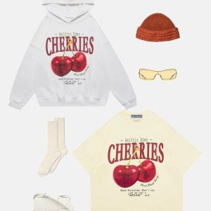 vintage cherry print tee   chic & youthful streetwear 5715