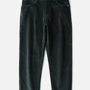 vintage corduroy pants sleek & timeless y2k style 4700