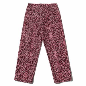vintage leopard print pants   chic full design & urban appeal 6312