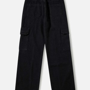 vintage multi pocket jeans urban chic & trendy fit 3921