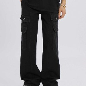 vintage multi pocket jeans urban chic & trendy fit 5145