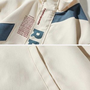 vintage patchwork jacket   edgy retro streetwear 3713