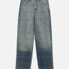 vintage patchwork jeans distressed wash iconic style 4954