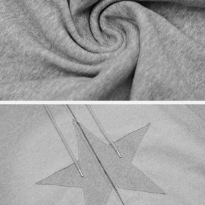 vintage pentagram hoodie zip up design urban edge 1382