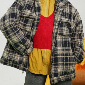 vintage plaid coat   chic winter essential & timeless 1619