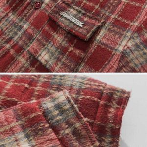 vintage plaid coat   chic winter essential & timeless 1850