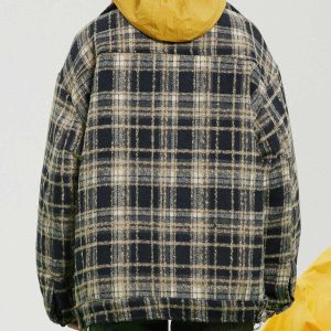 vintage plaid coat   chic winter essential & timeless 3632