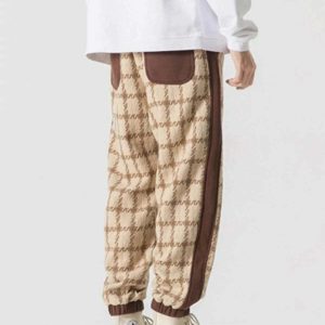 vintage plaid pants revamped for urban chic & timeless style 1530