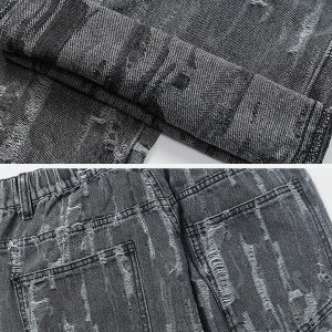 vintage scratched jeans   edgy look & timeless appeal 2224