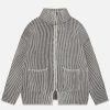 vintage stripe cardigan   chic retro appeal & cozy fit 1429