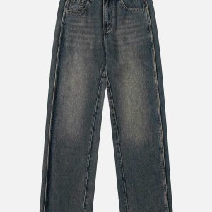 vintage washed jeans sleek fit & urban appeal 1476