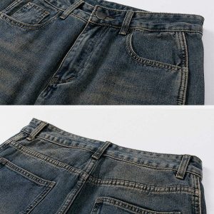 vintage washed jeans sleek fit & urban appeal 1622