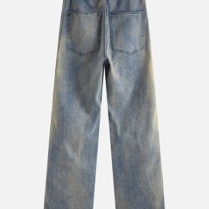 vintage washed jeans sleek fit & urban appeal 2390